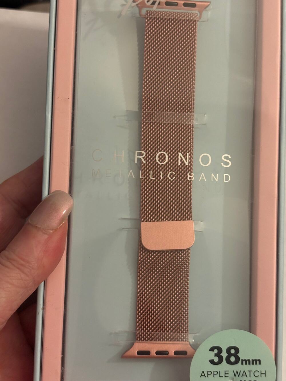 Chronos Rose Gold Apple Watch Band 38mm 40mm NIB